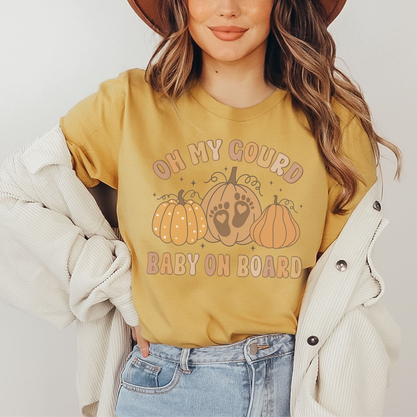 Oh My Gourd Baby On Board Pregnancy T-Shirt