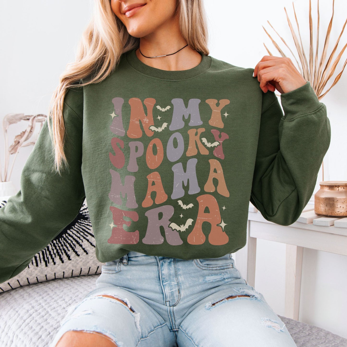 In My Spooky Mama Era Halloween Sweatshirt