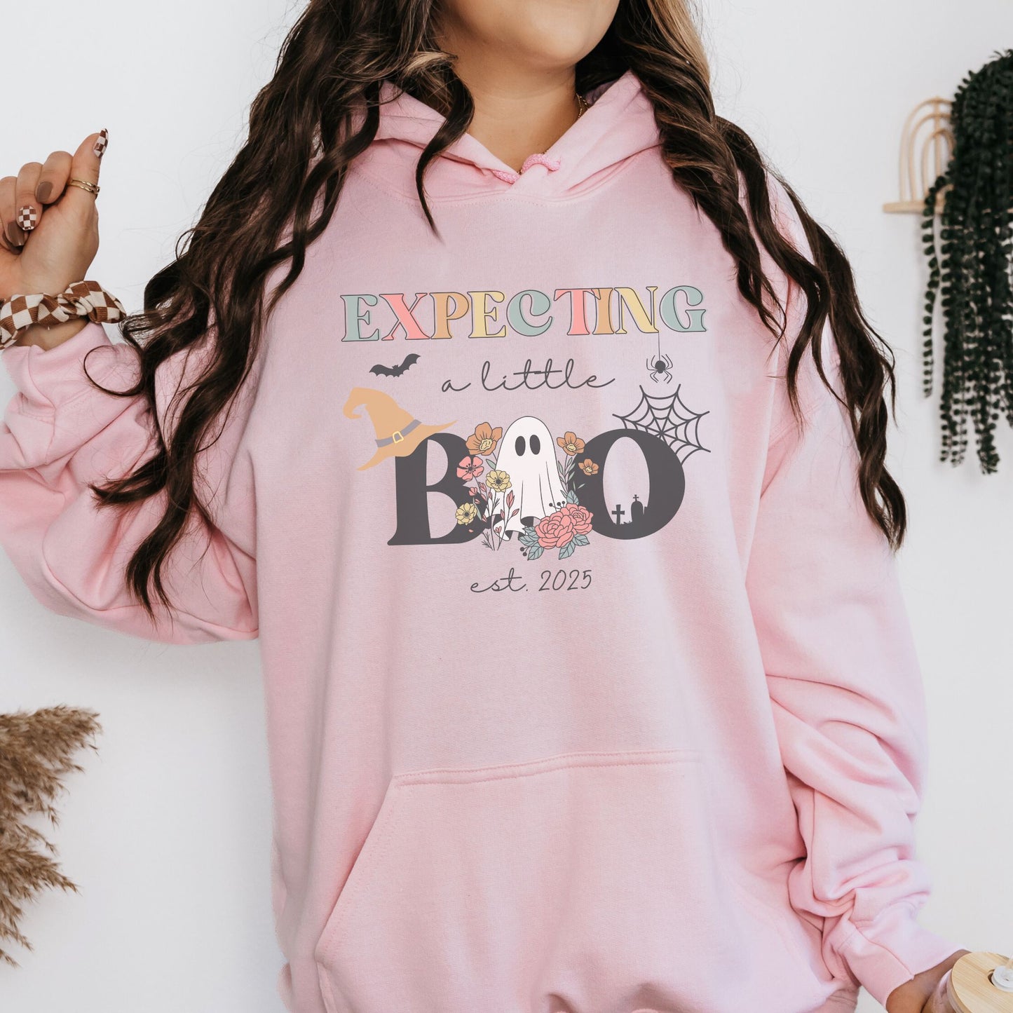 Expecting A Little Boo Halloween Pregnancy Hoodie