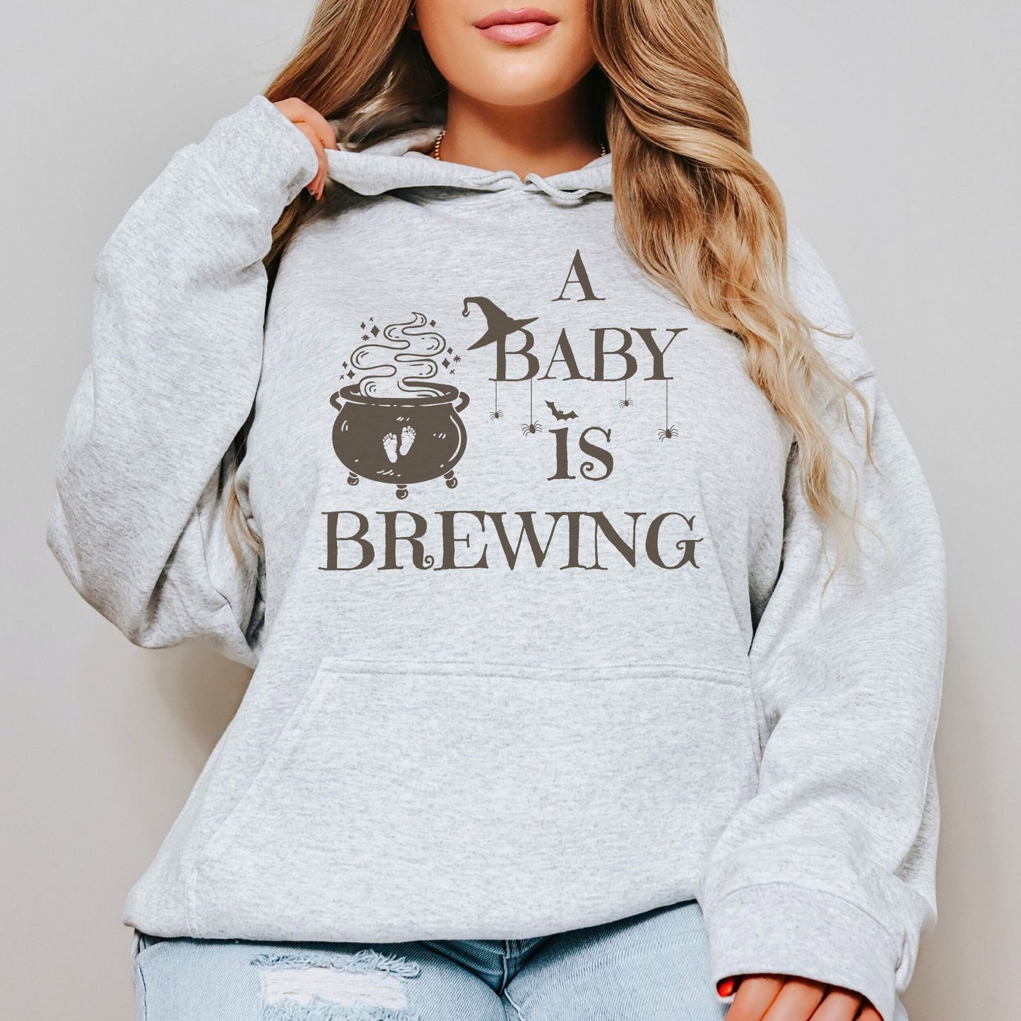 A Baby is Brewing Pregnancy Hoodie