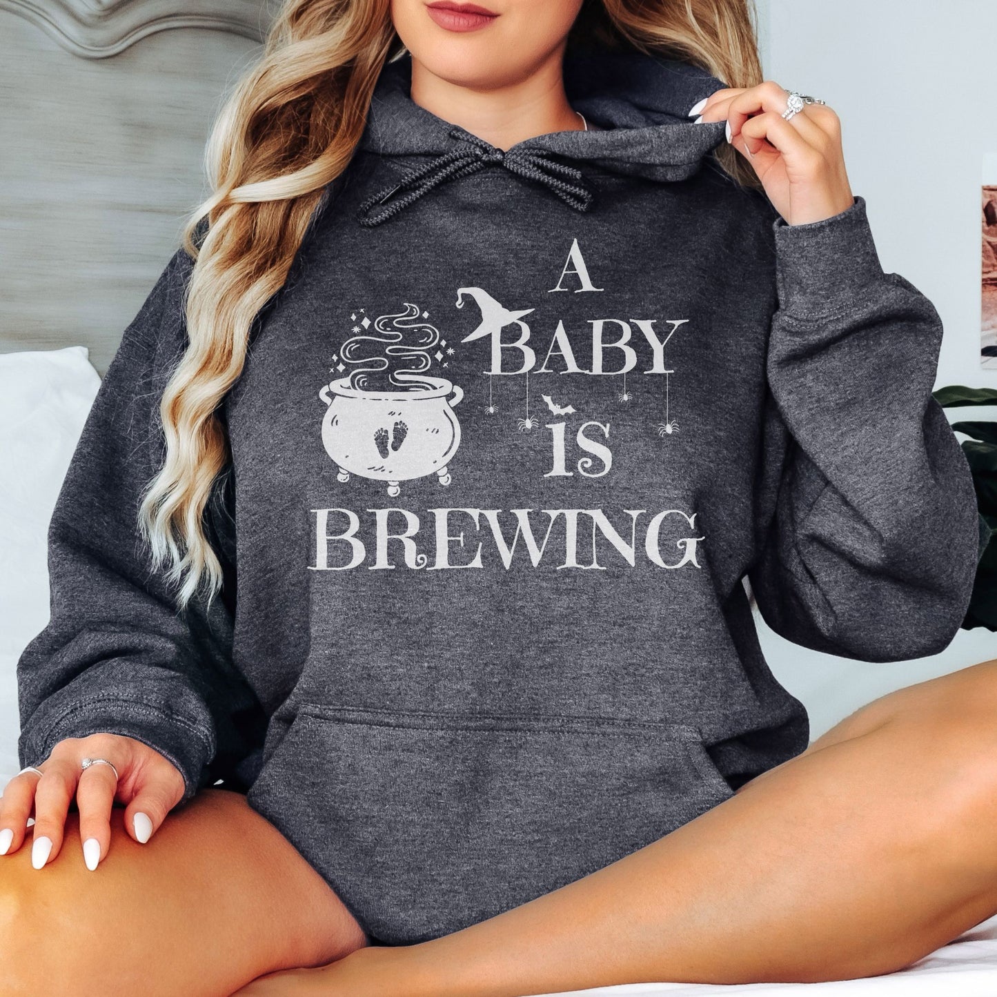 A Baby is Brewing Pregnancy Hoodie