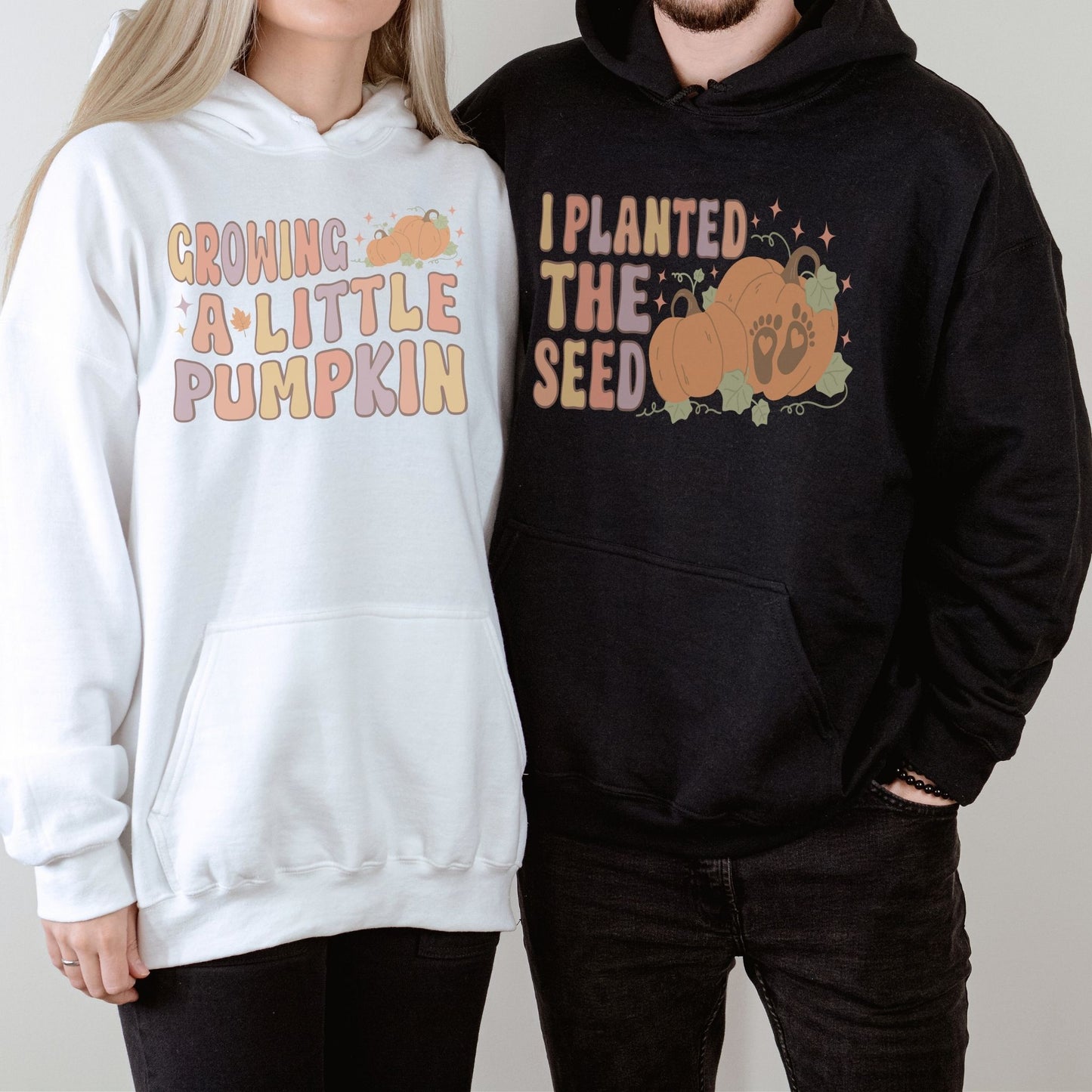 Growing A Little Pumpkin Fall Pregnancy Hoodie