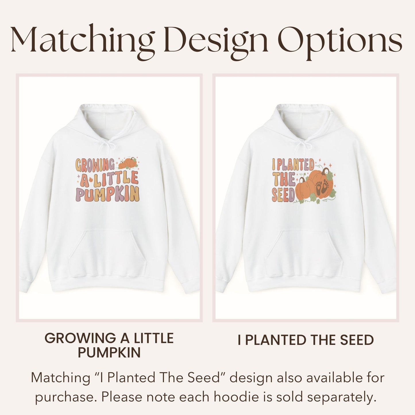 Growing A Little Pumpkin Fall Pregnancy Hoodie