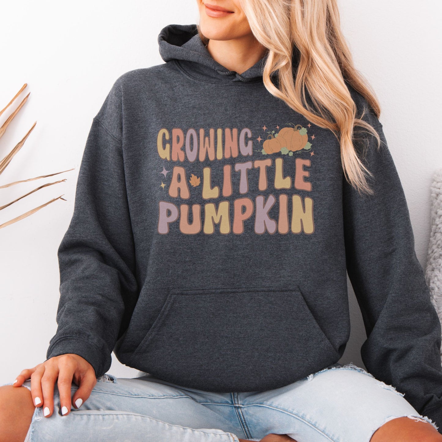 Growing A Little Pumpkin Fall Pregnancy Hoodie