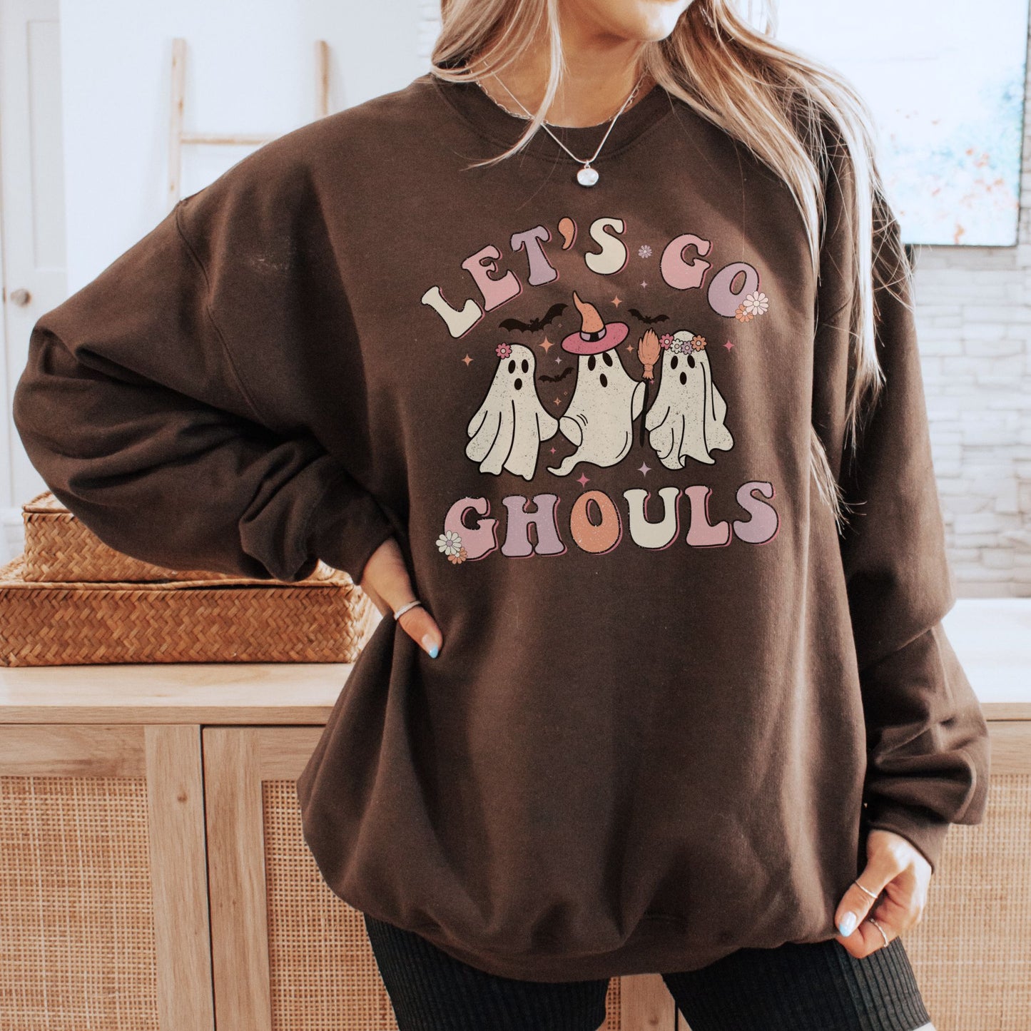 Halloween Lets Go Ghouls Sweatshirt