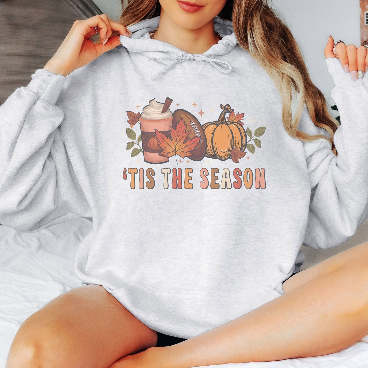 'Tis The Season Fall Football Hoodie