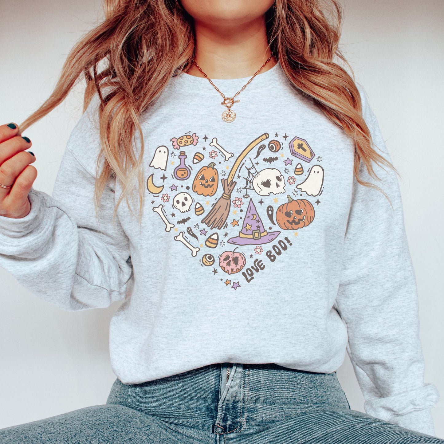 Halloween Doodles Hearth Sweatshirt