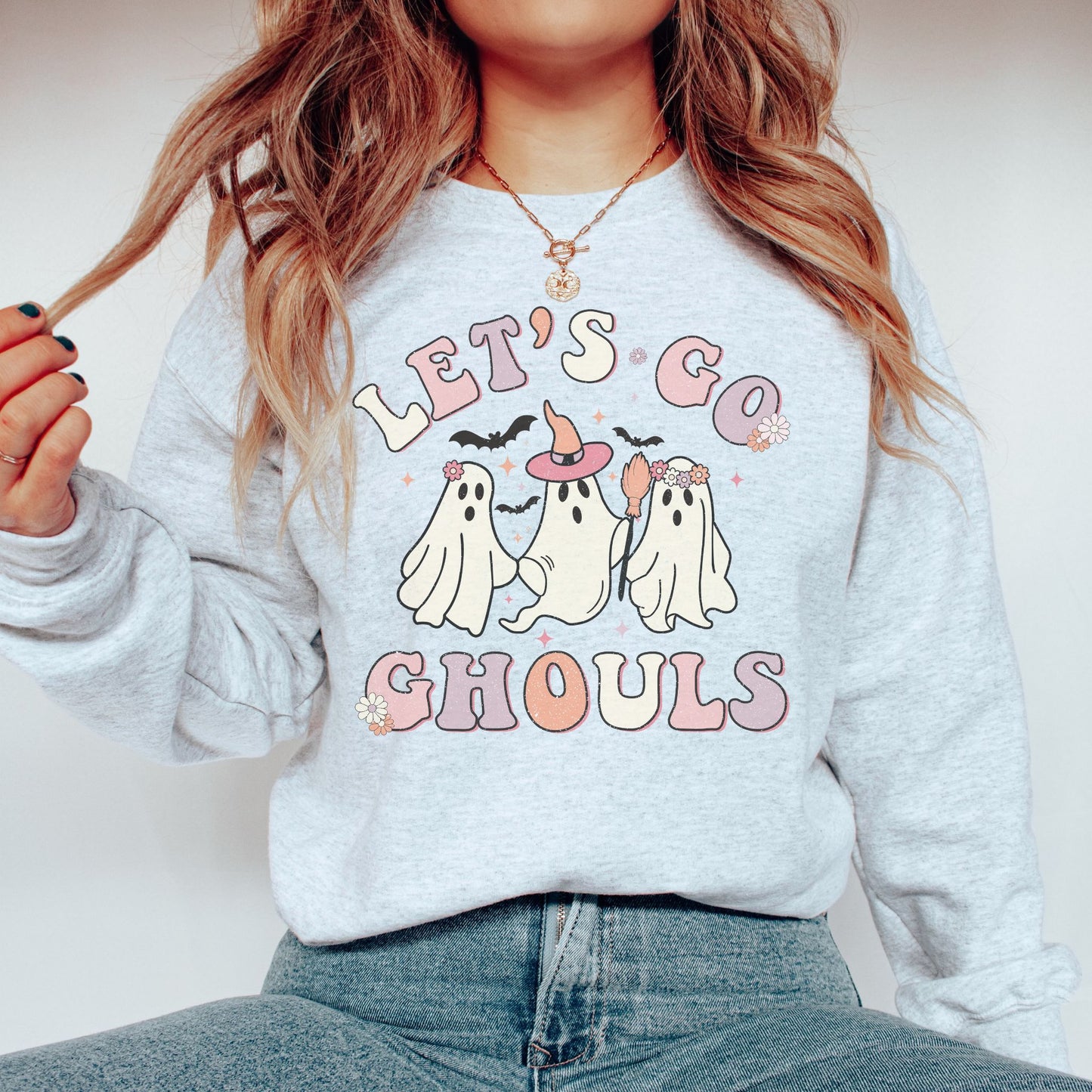 Halloween Lets Go Ghouls Sweatshirt