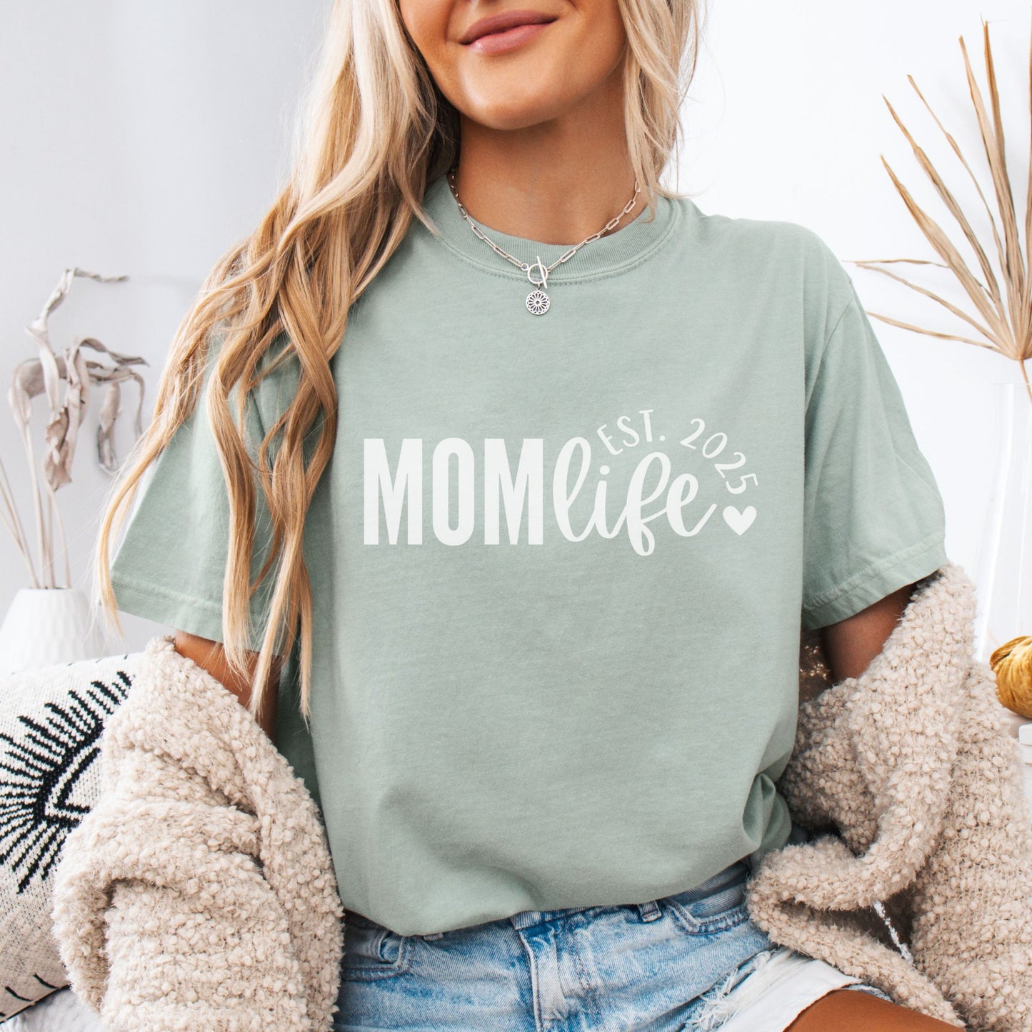 Personalized Mom Life Est. Year T-Shirt
