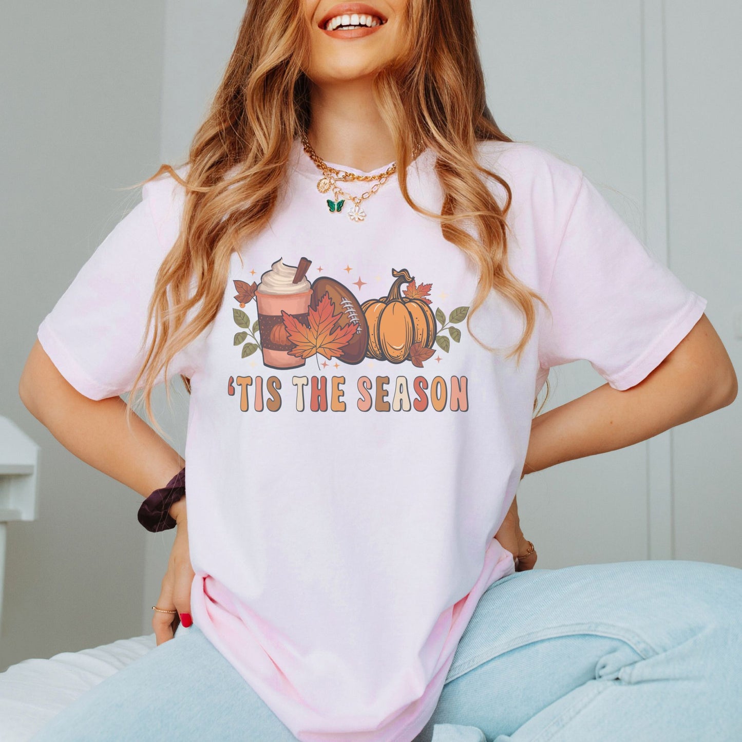 'Tis The Season Fall Football T-Shirt