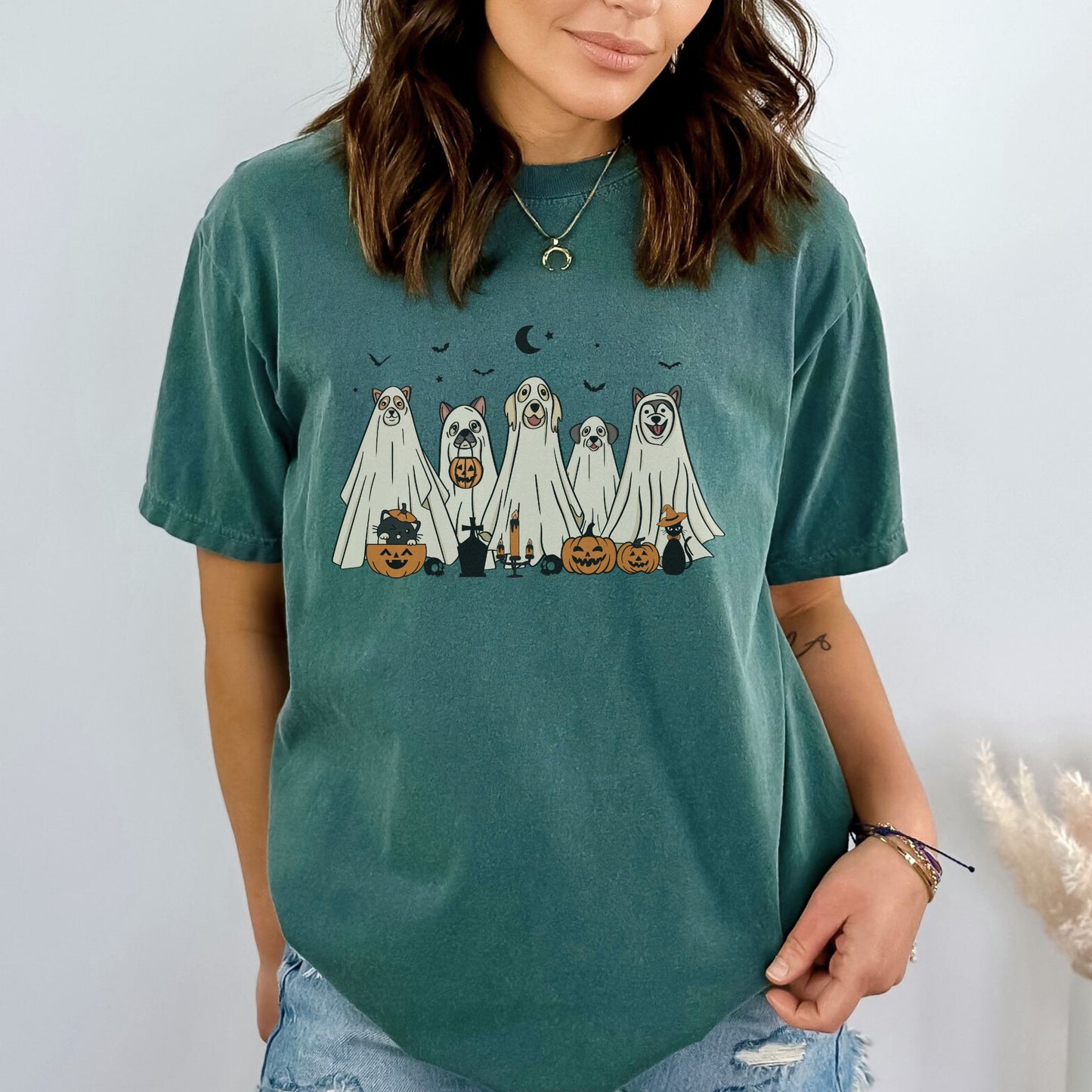 Halloween Ghost Dogs Shirt