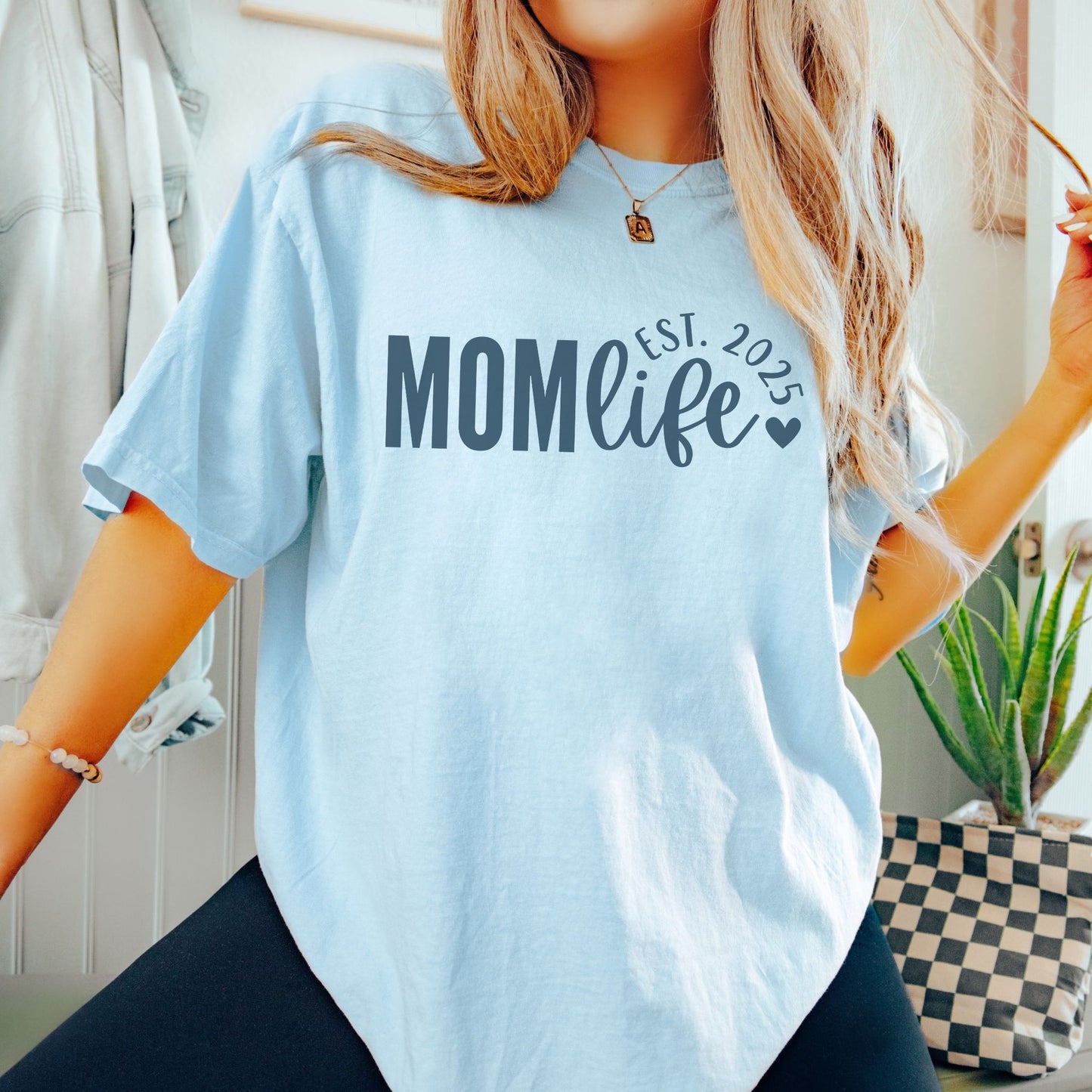 Personalized Mom Life Est. Year T-Shirt