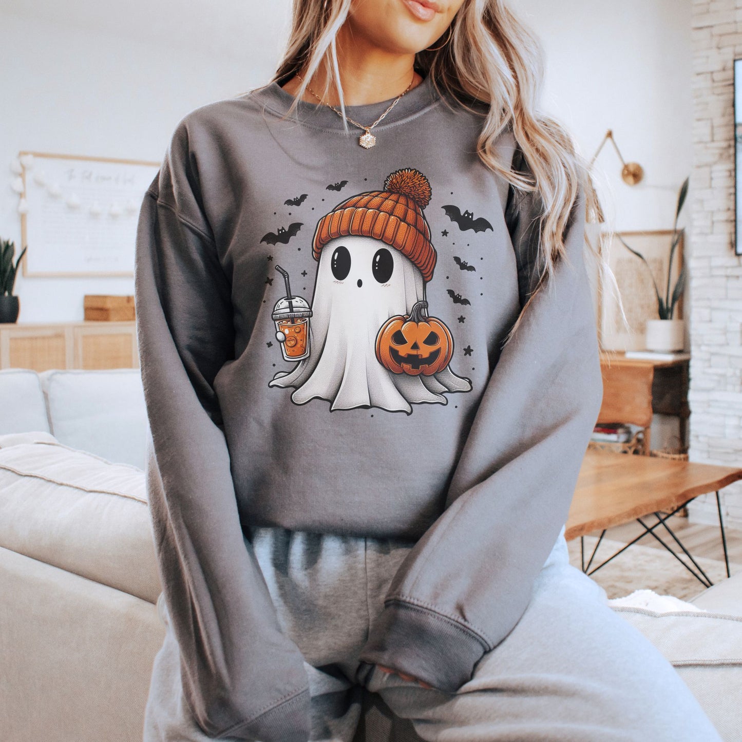 Halloween Ghost Sweatshirt