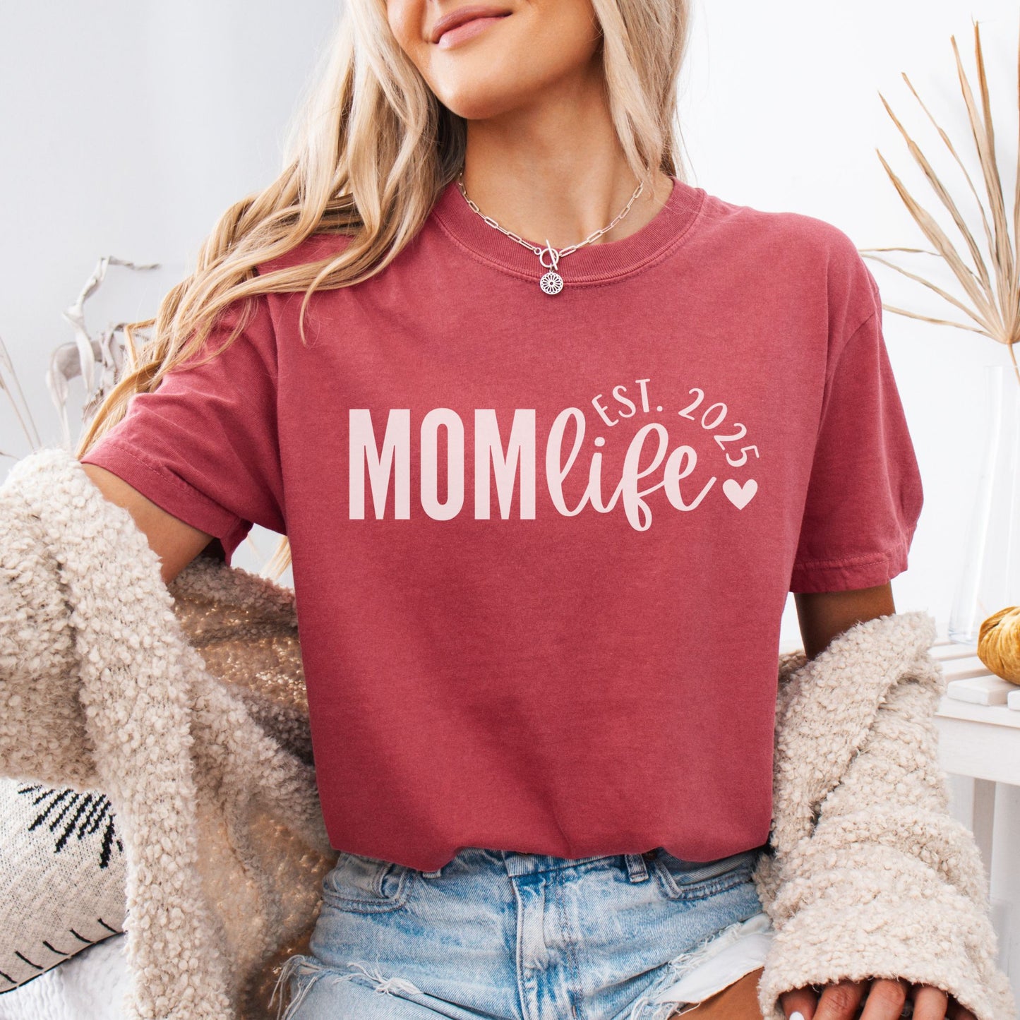 Personalized Mom Life Est. Year T-Shirt