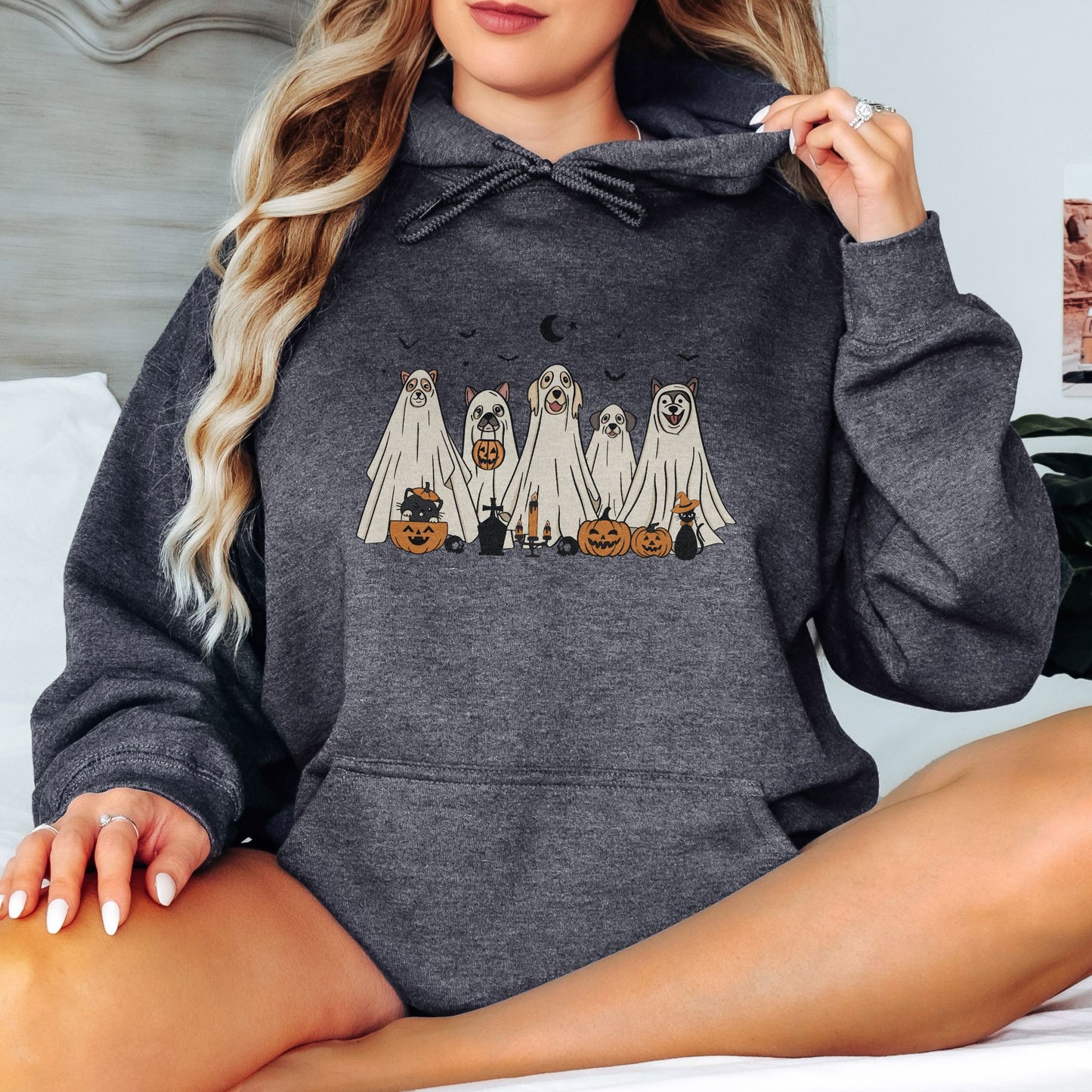 Halloween Ghost Dogs Hoodie