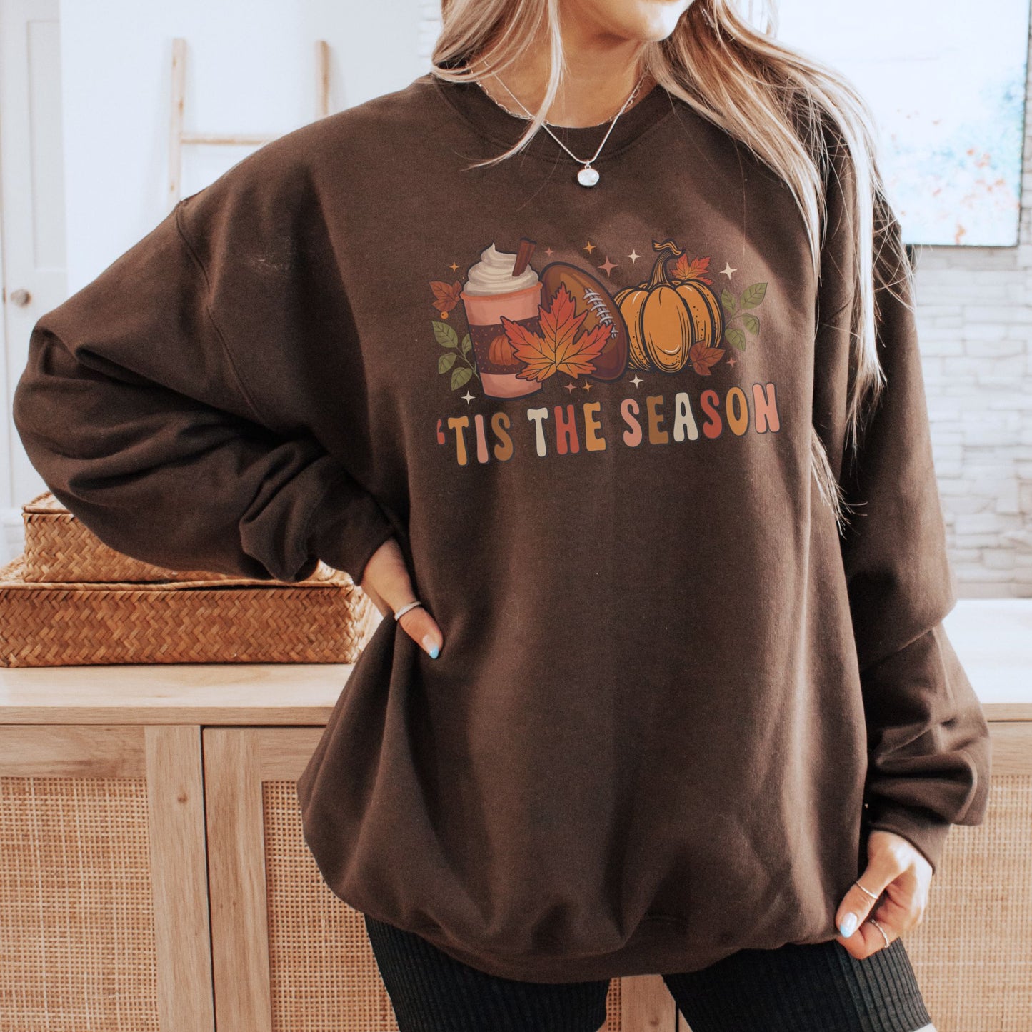 'Tis The Season Fall Football Sweatshirt