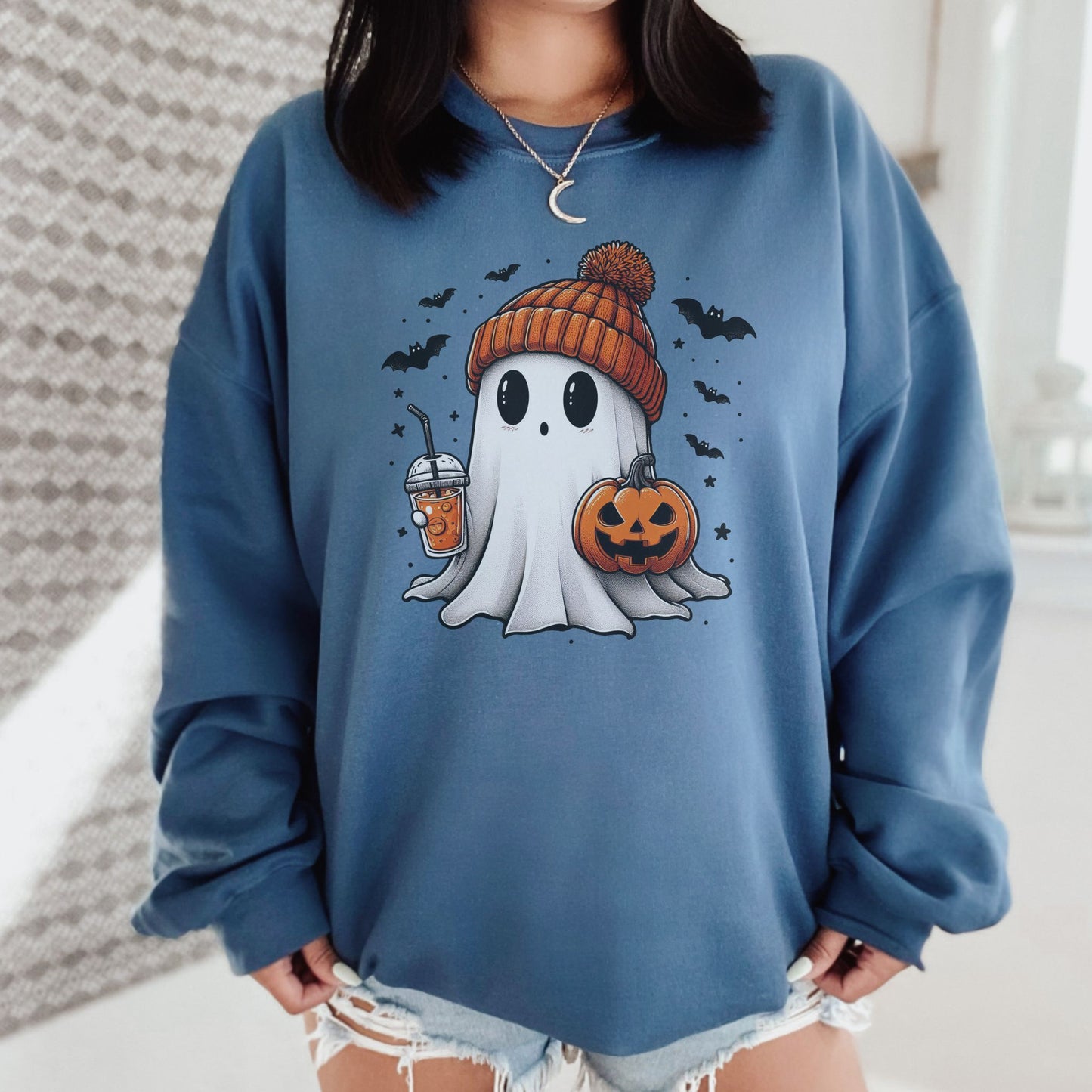Halloween Ghost Sweatshirt