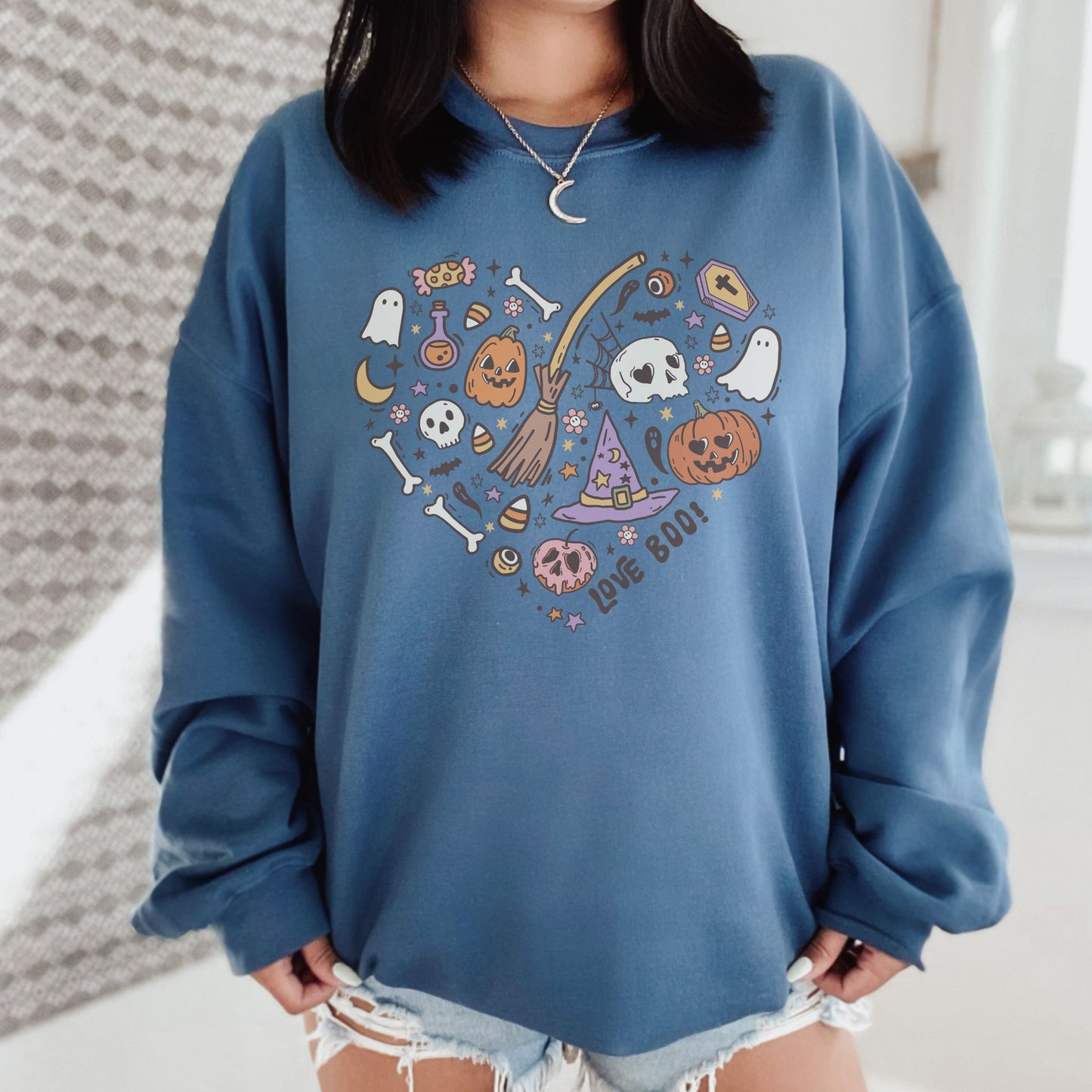 Halloween Doodles Hearth Sweatshirt
