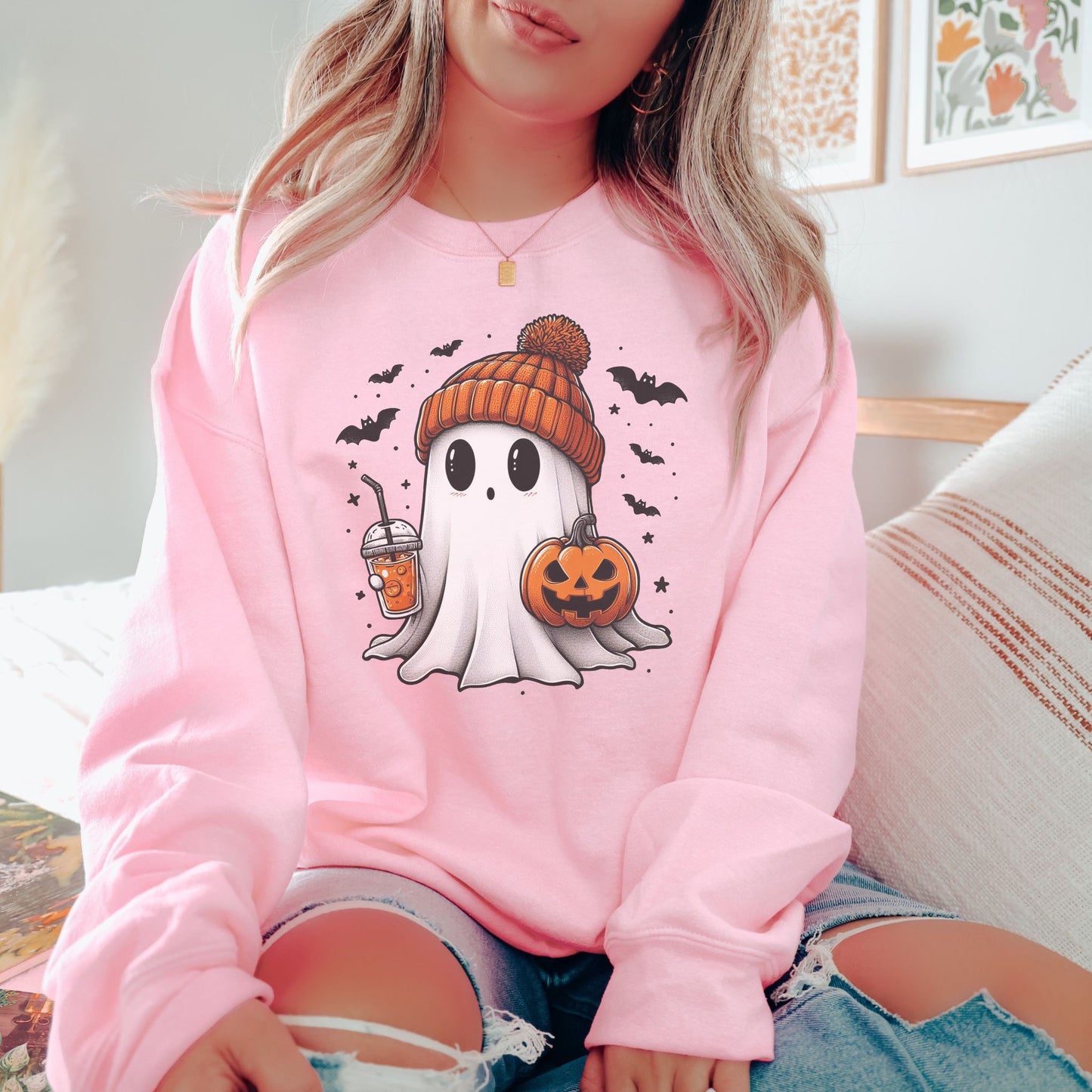 Halloween Ghost Sweatshirt