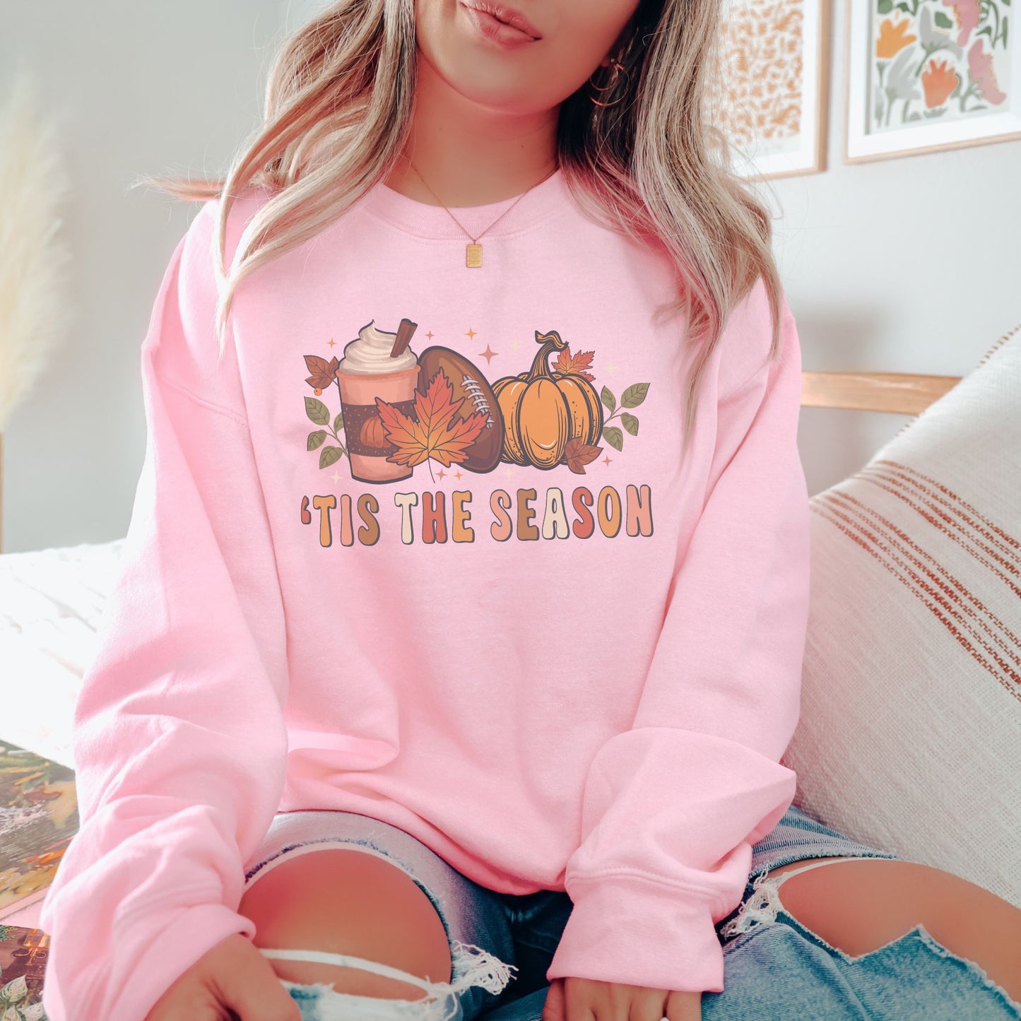'Tis The Season Fall Football Sweatshirt