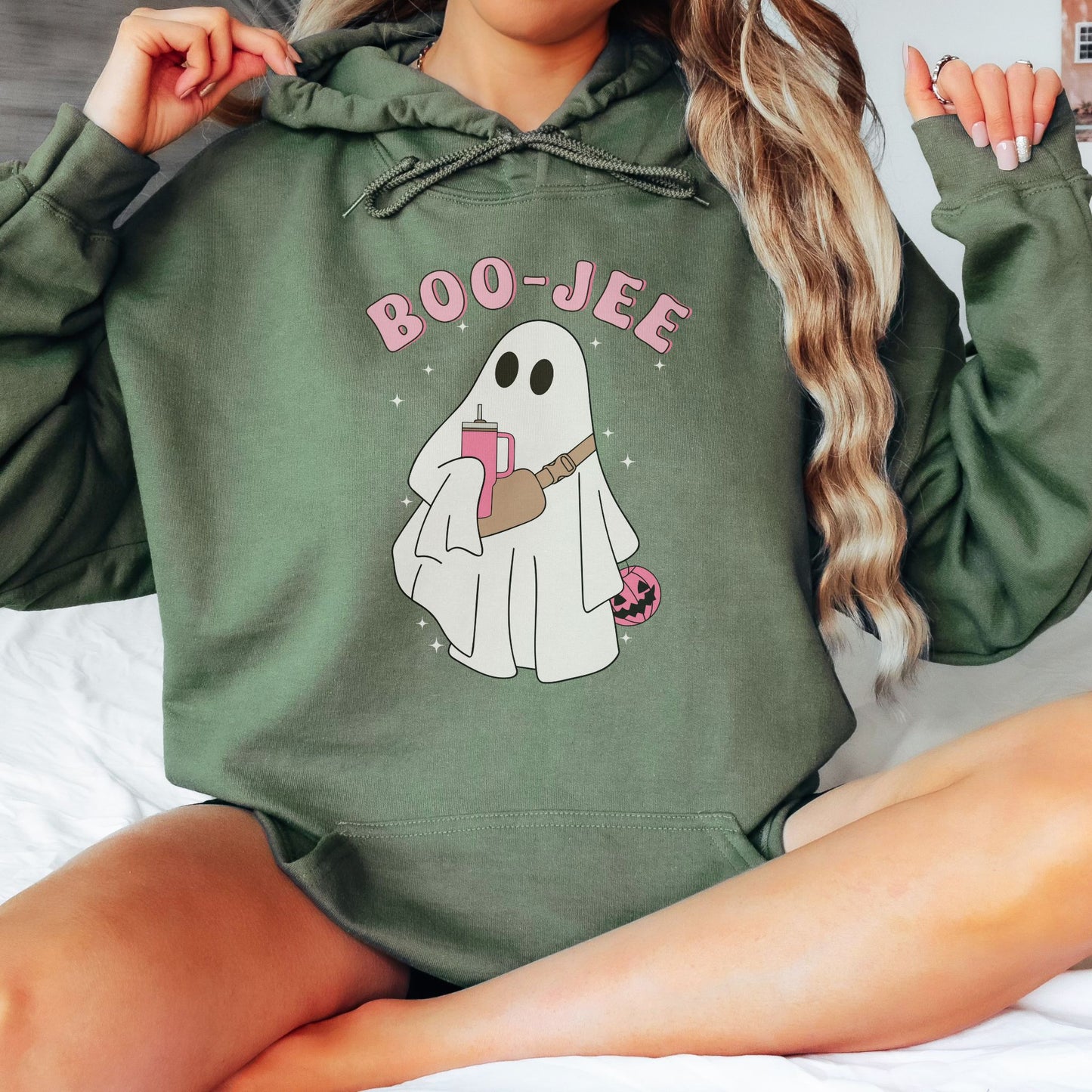 Halloween Boojee Ghost Hoodie