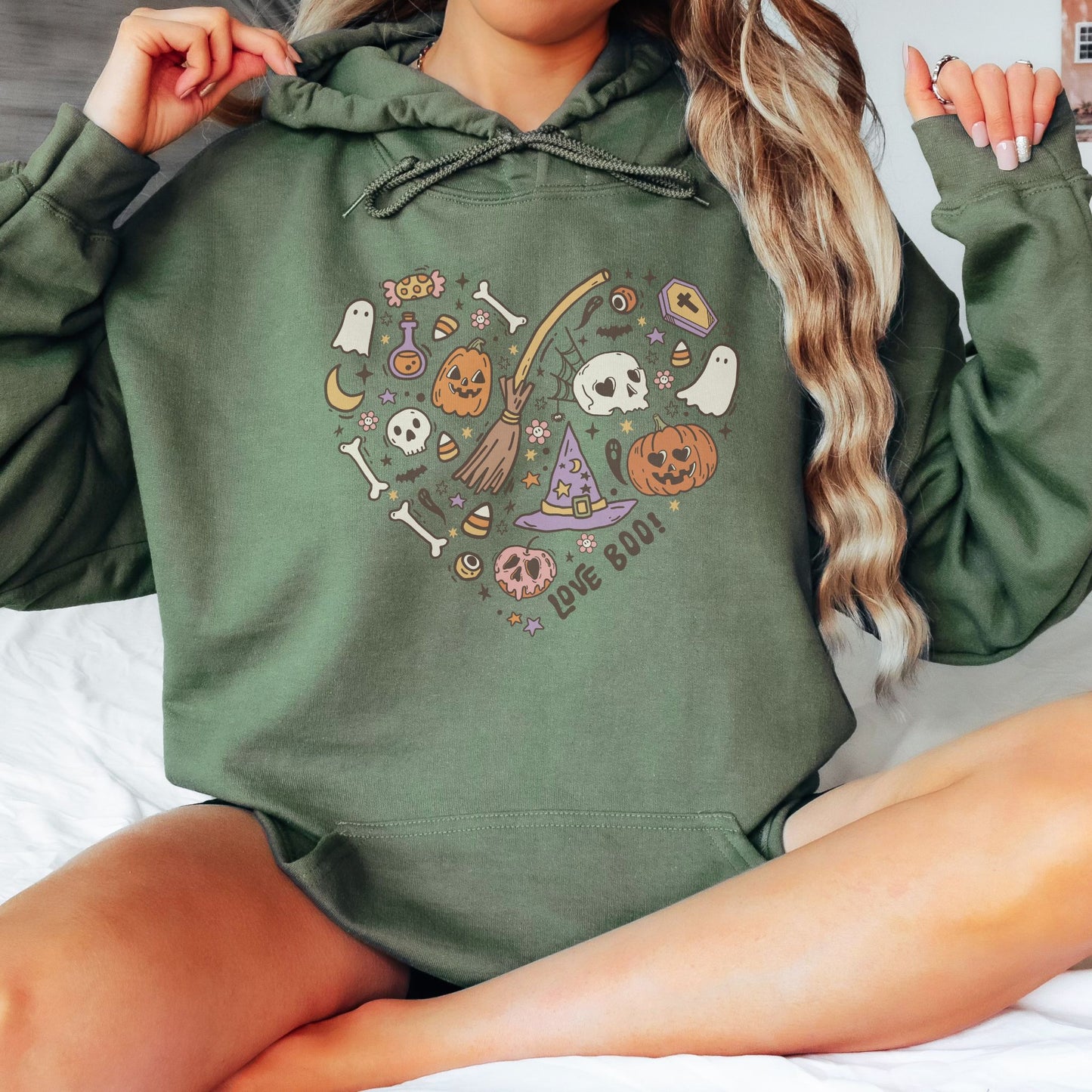 Halloween Doodles Hearth Hoodie