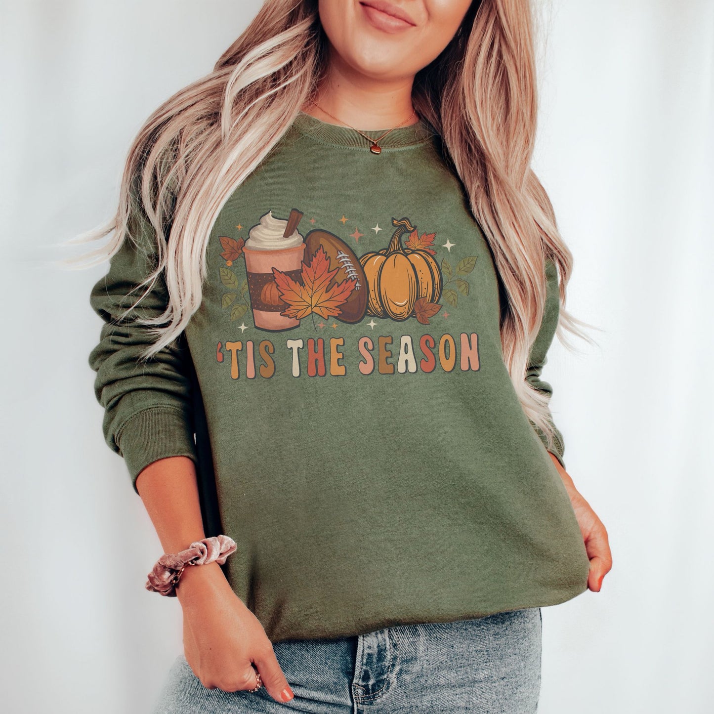 'Tis The Season Fall Football Sweatshirt