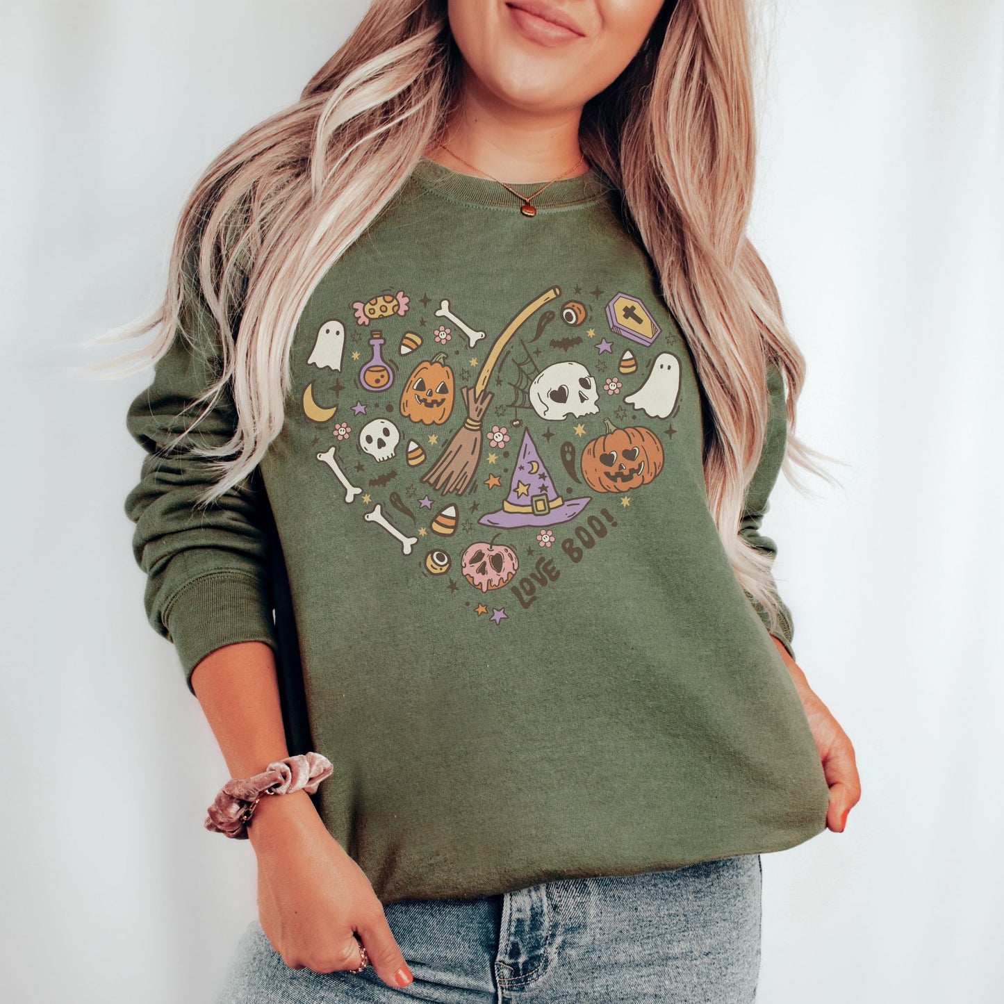 Halloween Doodles Hearth Sweatshirt