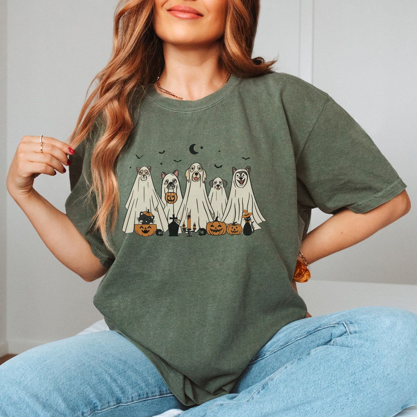 Halloween Ghost Dogs Shirt