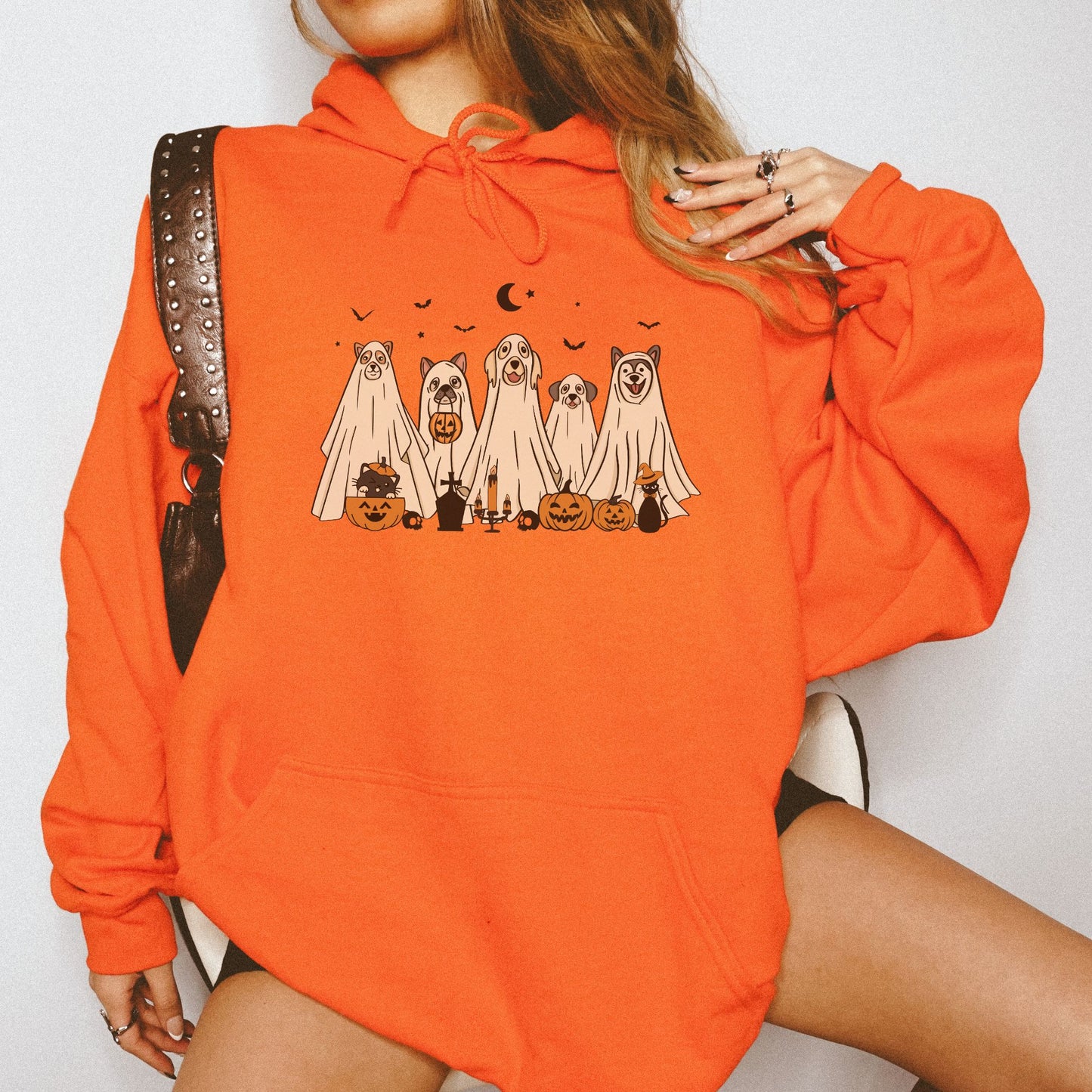 Halloween Ghost Dogs Hoodie