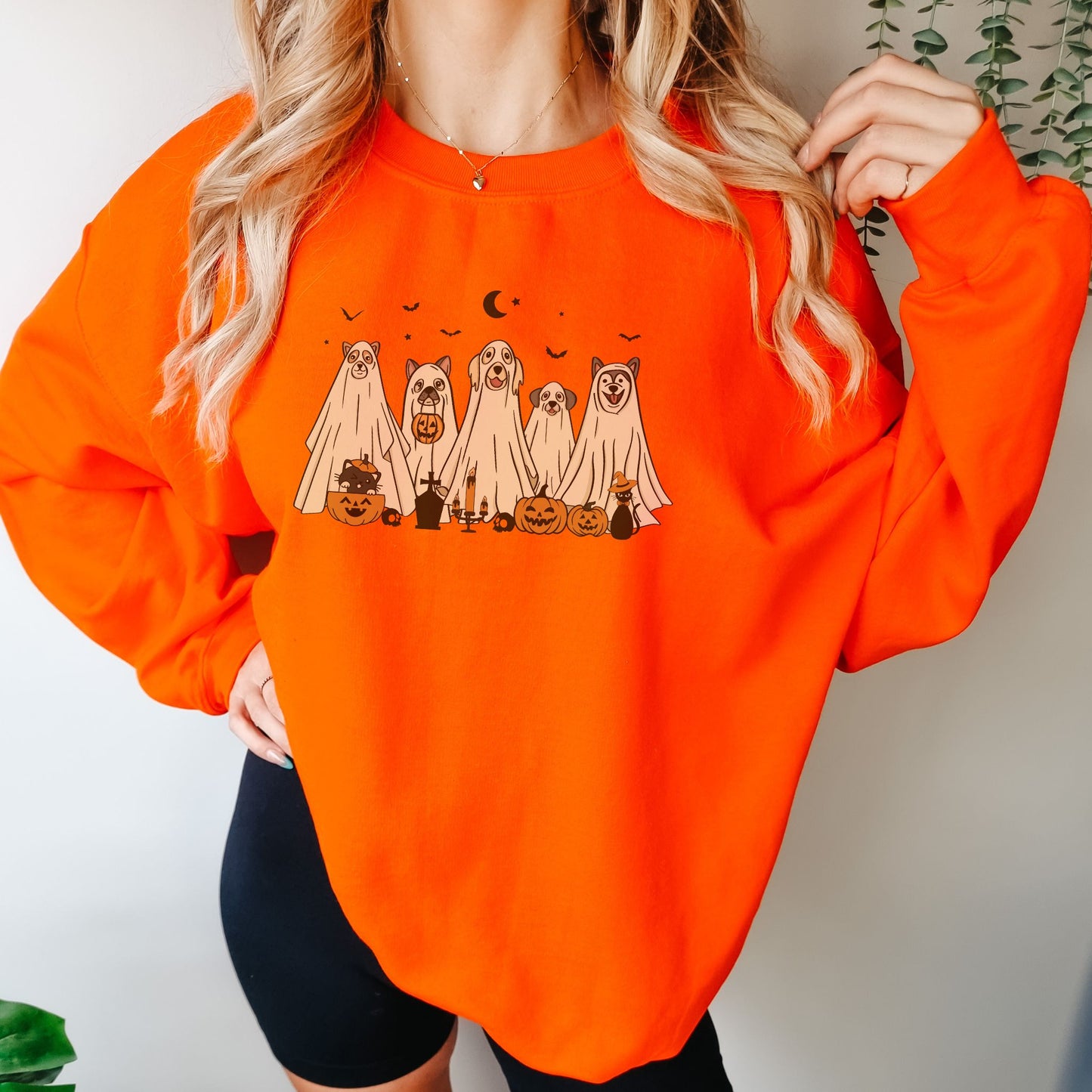 Halloween Ghost Dogs Sweatshirt