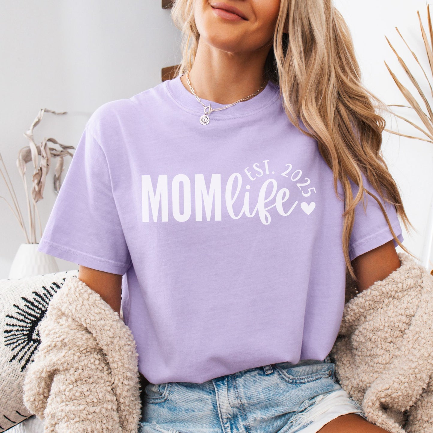 Personalized Mom Life Est. Year T-Shirt