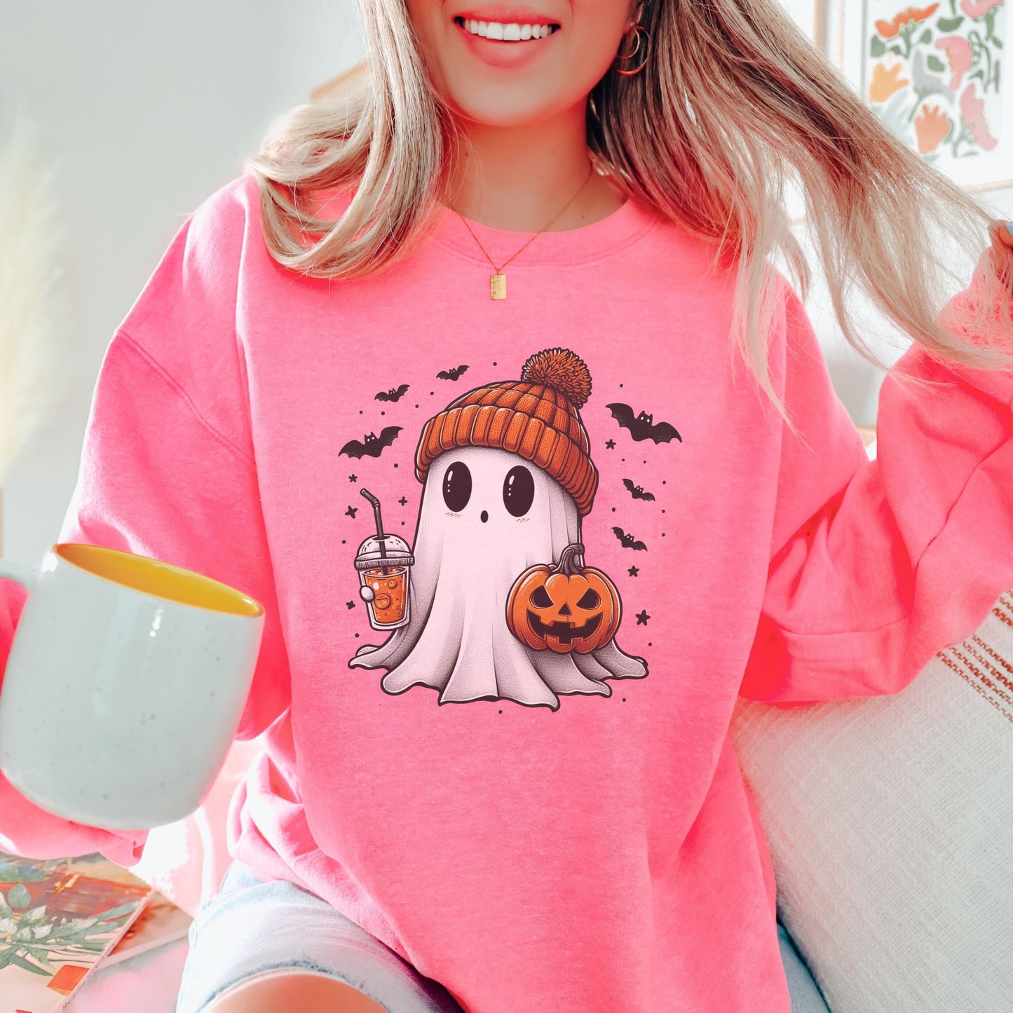 Halloween Ghost Sweatshirt