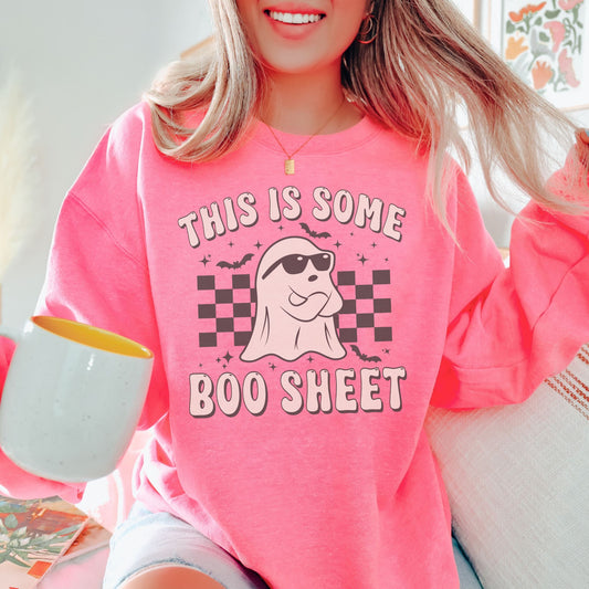 Boo Sheet Funny Halloween Sweatshirt