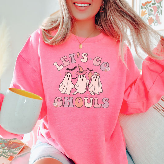 Halloween Lets Go Ghouls Sweatshirt