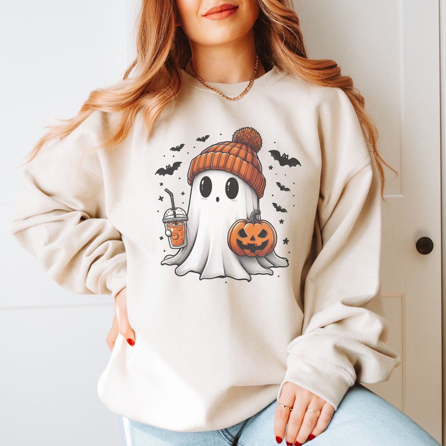 Halloween Ghost Sweatshirt