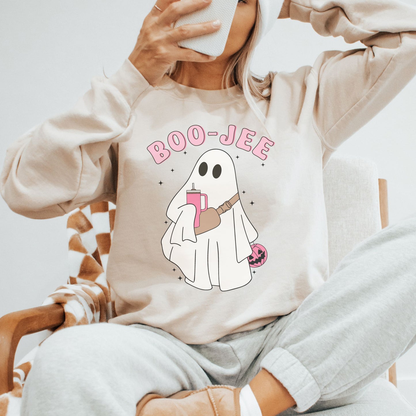 Halloween Boojee Ghost Sweatshirt
