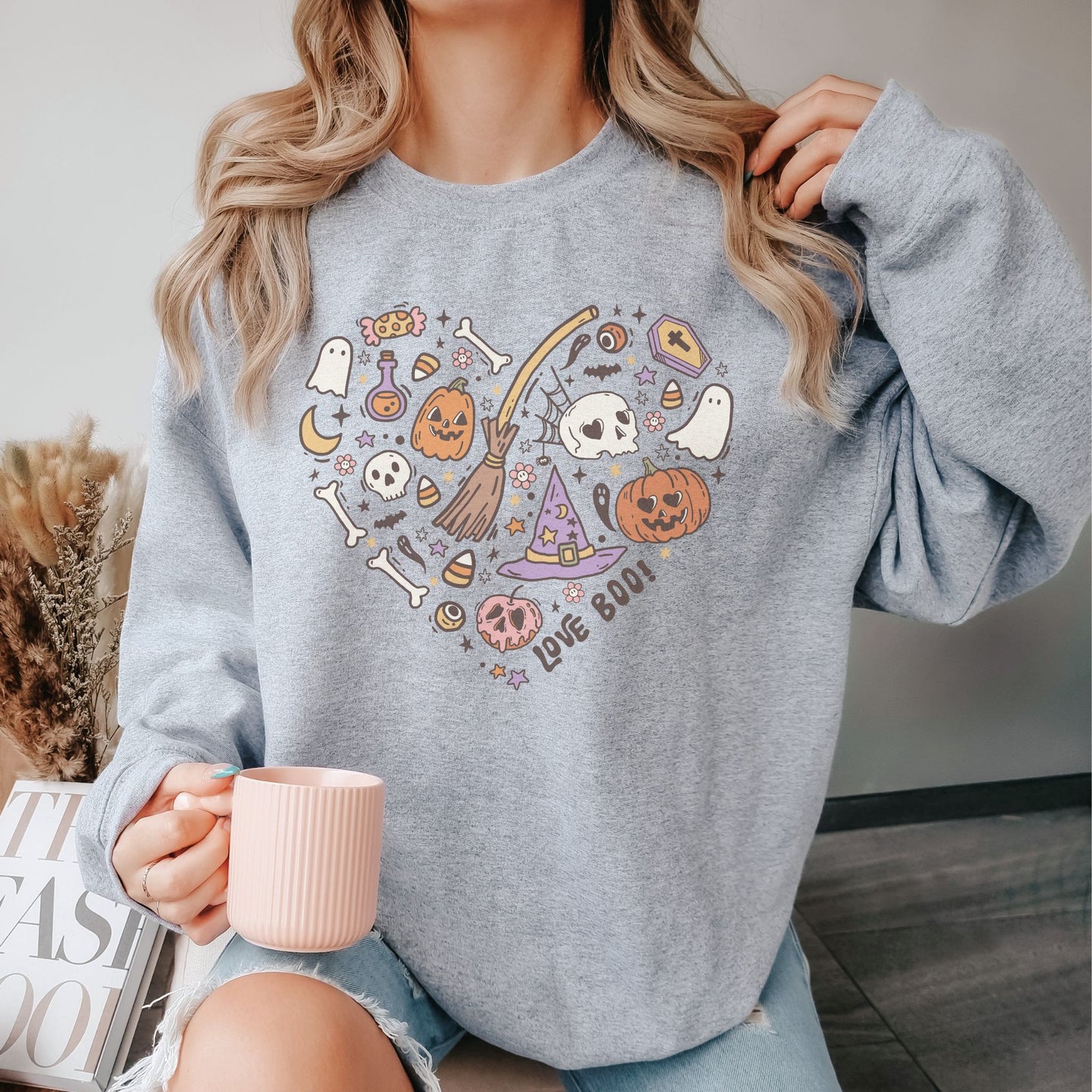 Halloween Doodles Hearth Sweatshirt