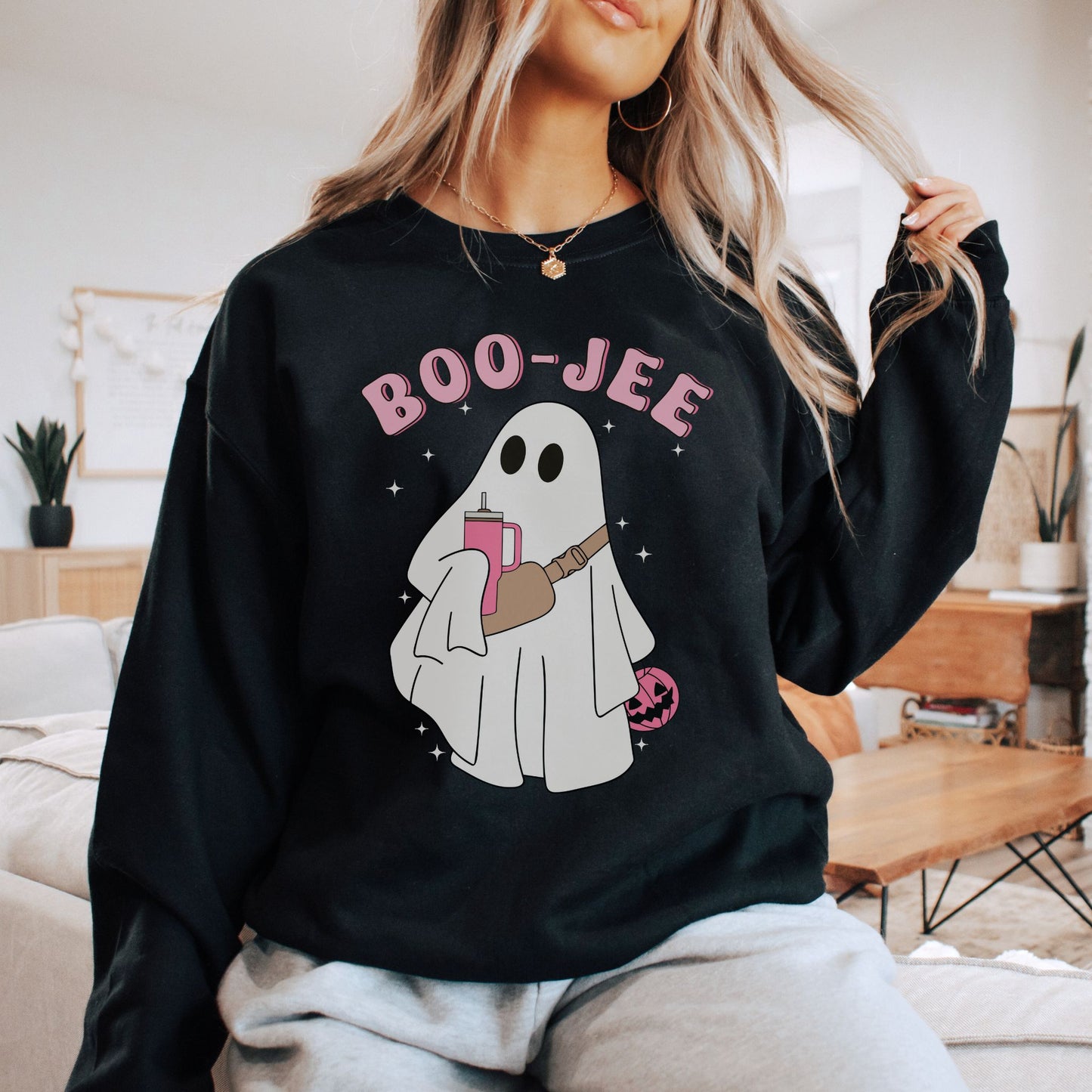 Halloween Boojee Ghost Sweatshirt