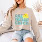 One Pregnant Chick Easter Pregnancy Sweatshirt