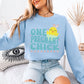 One Pregnant Chick Easter Pregnancy Sweatshirt