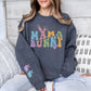 Personalized Mama Bunny Sweatshirt with Kids' Names on the Sleeve