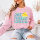 One Pregnant Chick Easter Pregnancy Sweatshirt
