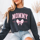 Personalized Mommy Est. Year Floral Bow Sweatshirt