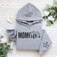 Personalized Mom Life Hoodie With Kids Names On Sleeve