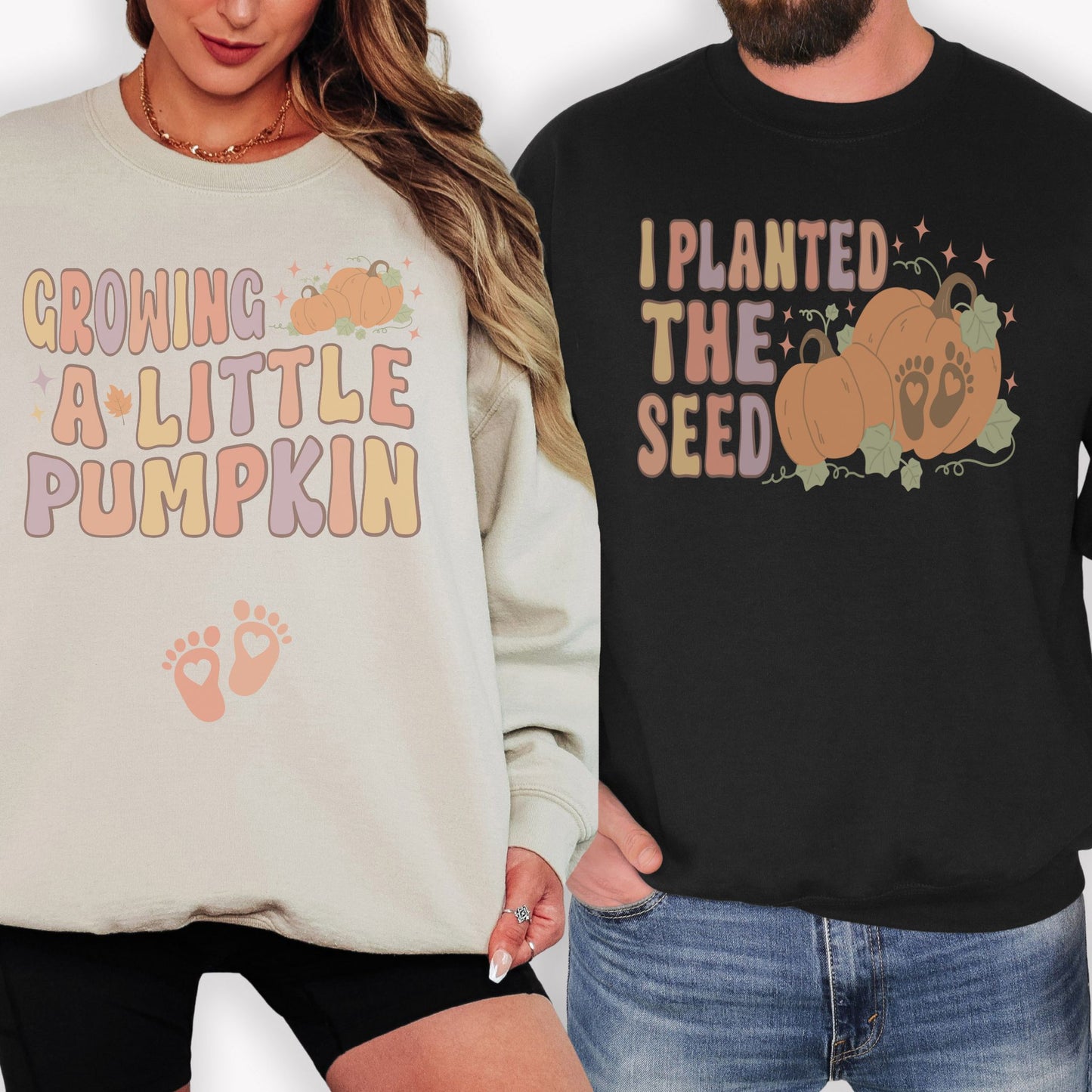 Growing A Little Pumpkin Fall Pregnancy Sweatshirt