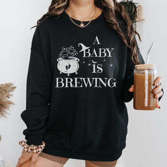 A Baby is Brewing Pregnancy Sweatshirt