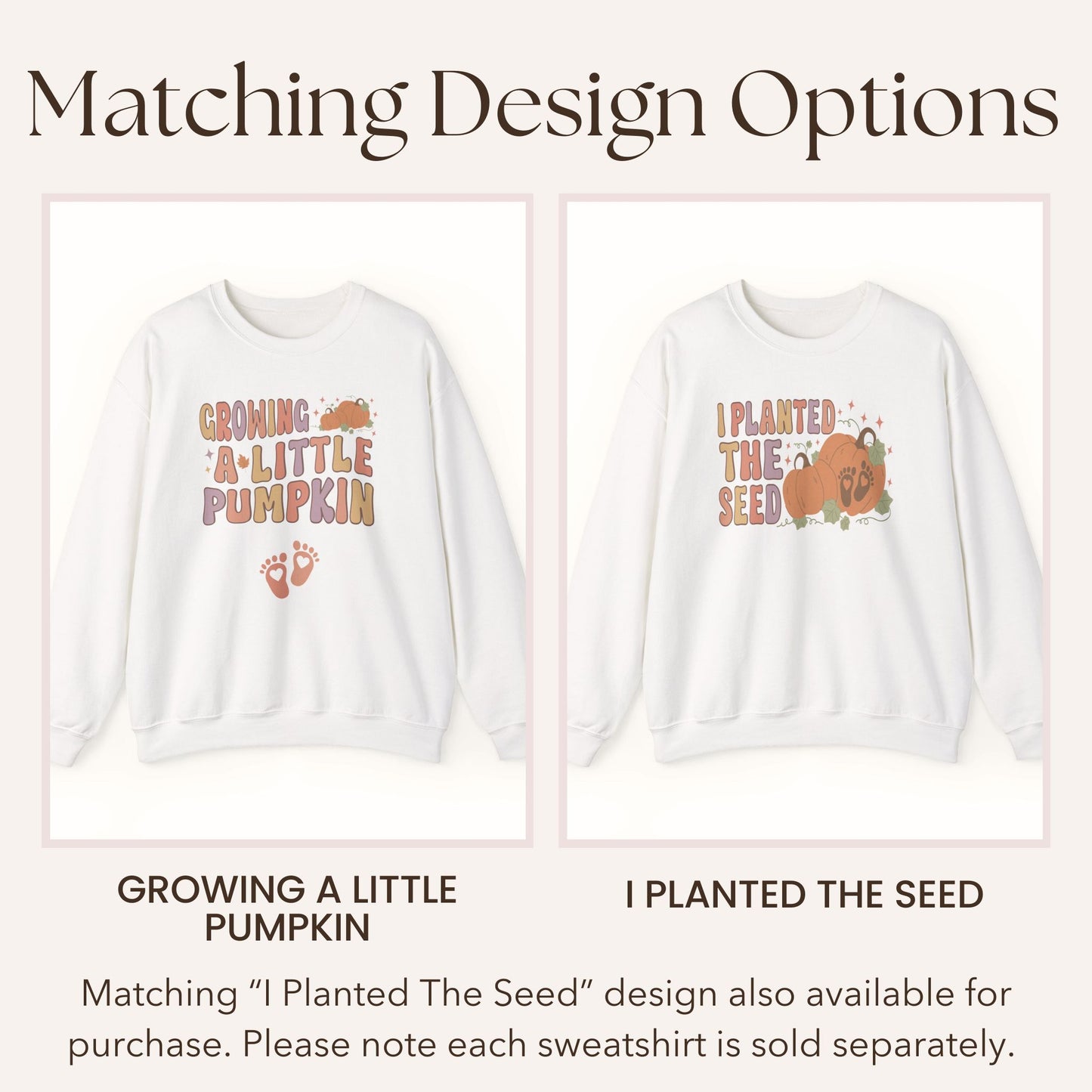 Growing A Little Pumpkin Fall Pregnancy Sweatshirt