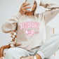 Personalized Mommy Est. Year Floral Bow Sweatshirt