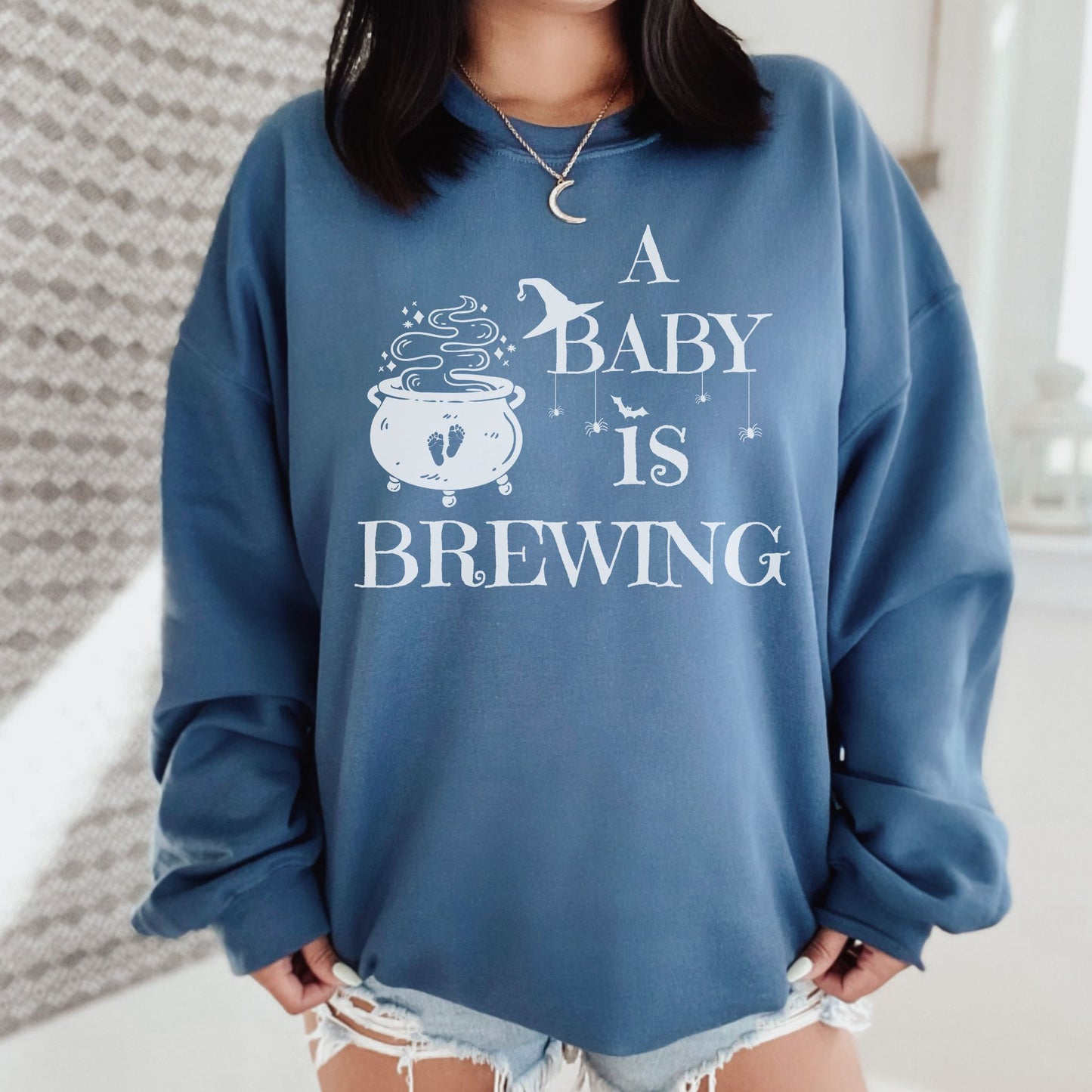 A Baby is Brewing Pregnancy Sweatshirt